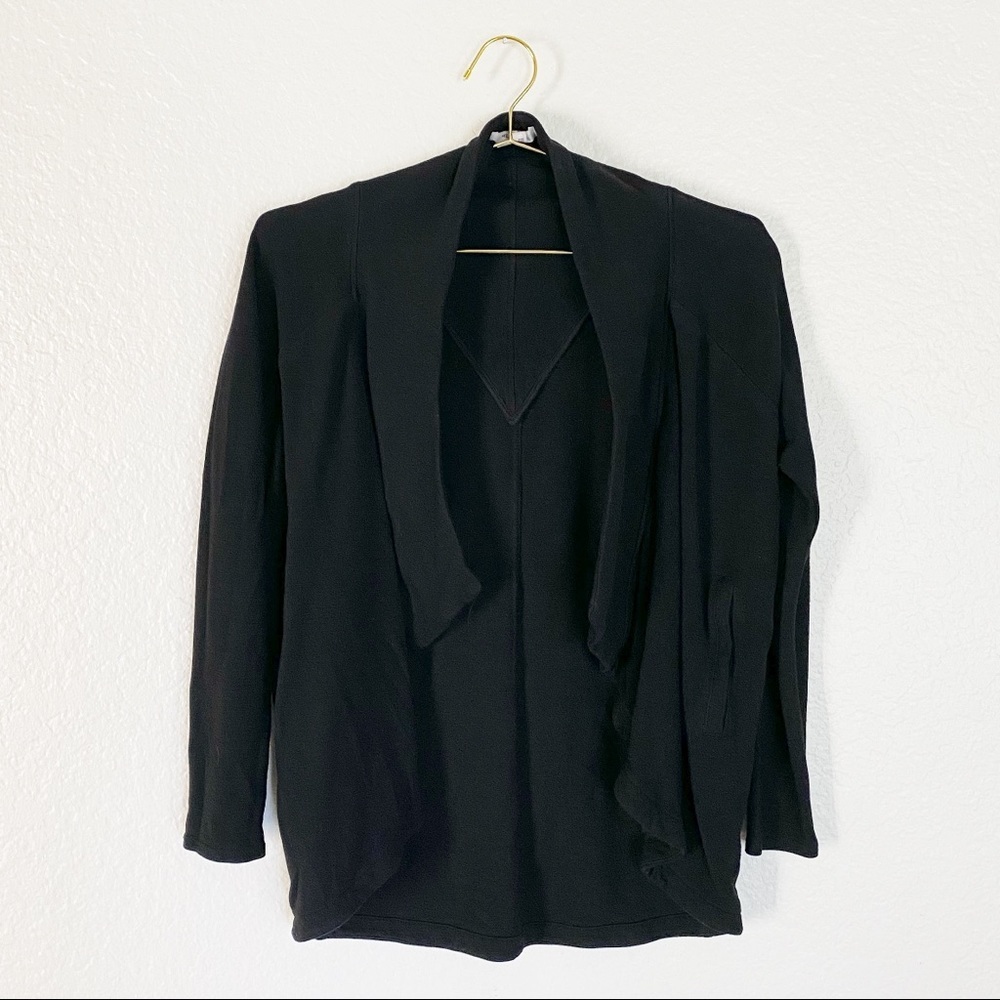 HELMUT LANG Black Open Cardigan SZ S